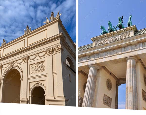 Bild vom Brandenburger Tor in Berlin und Potsdam